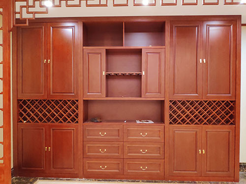 西塞山中式家居装修之中式酒柜装修效果图