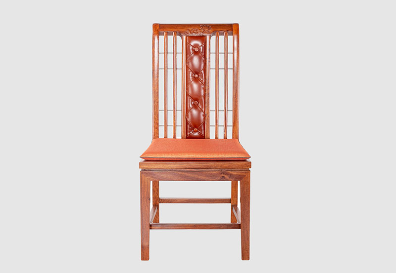 西塞山芙蓉榭中式实木餐椅效果图